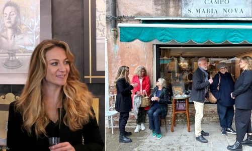 Atelier di alto artigianato al posto di un negozio di paccottiglia a Venezia